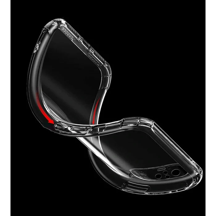 Xiaomi Poco M5S Kılıf Kamera Korumalı Nitro Anti Shock Silikon