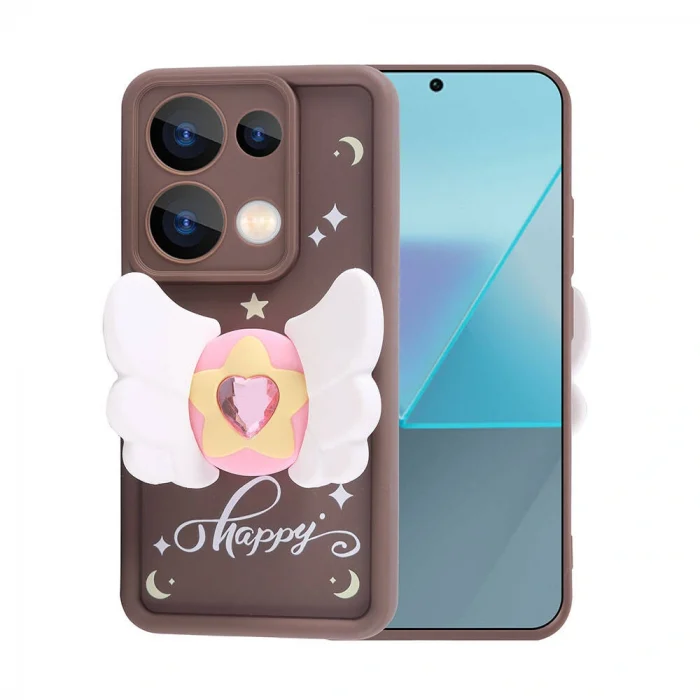 Xiaomi Poco M6 Pro 4G Kılıf Kamera Korumalı Figür Tasarımlı Kapya Kapak