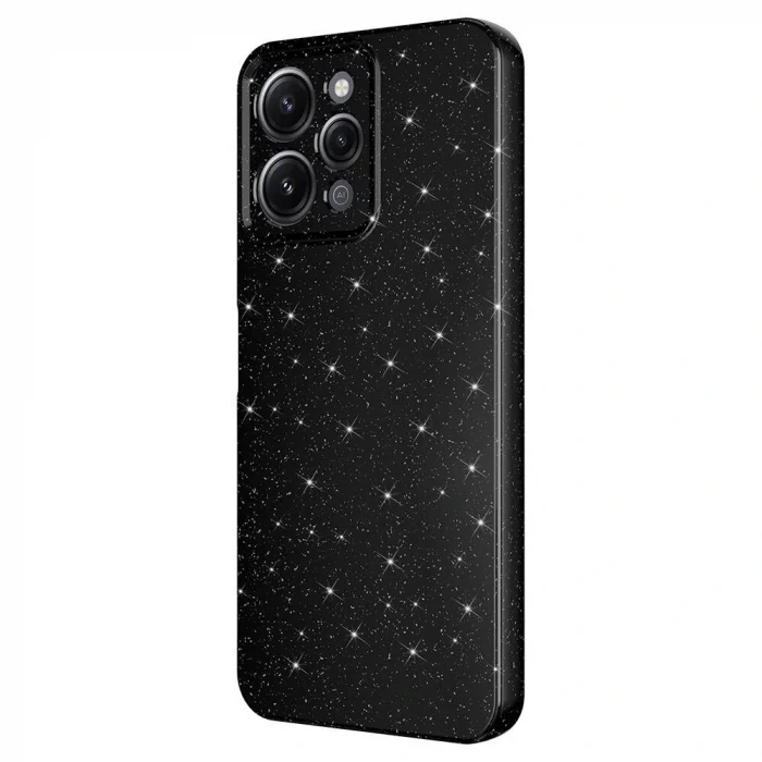 Xiaomi Redmi 12 Kılıf Kamera Korumalı Simli Lüks Koton Kapak