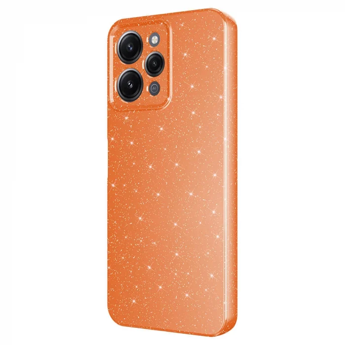 Xiaomi Redmi 12 Kılıf Kamera Korumalı Simli Lüks Koton Kapak