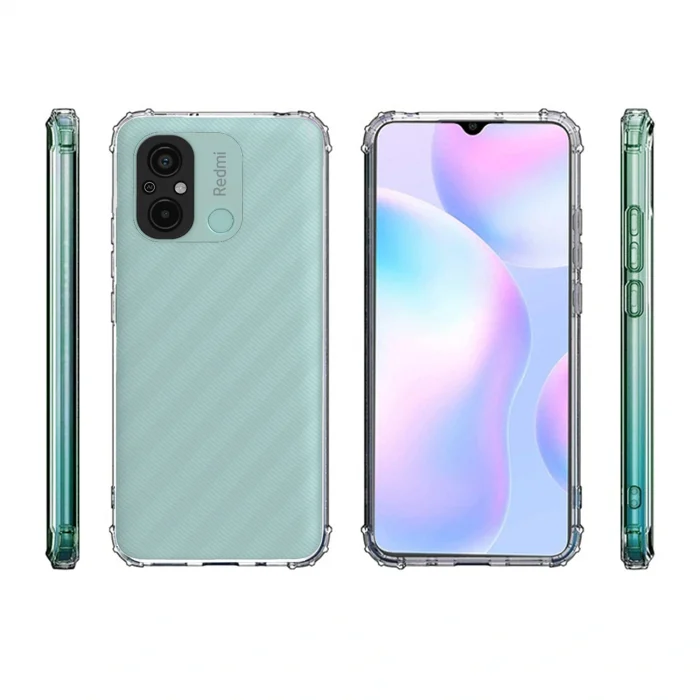 Xiaomi Redmi 12C Kılıf 2mm Anti Shock Silikon