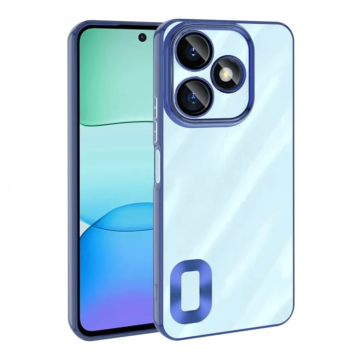 Xiaomi Redmi 13 4G Kılıf Kamera Korumalı Logo Gösteren Omega Kapak