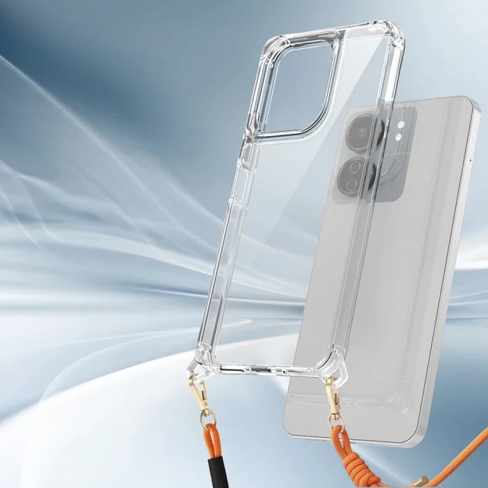 Xiaomi Redmi 13C Kılıf Airbagli Takılabilir Askı Aparatlı Snap Silikon Kapak