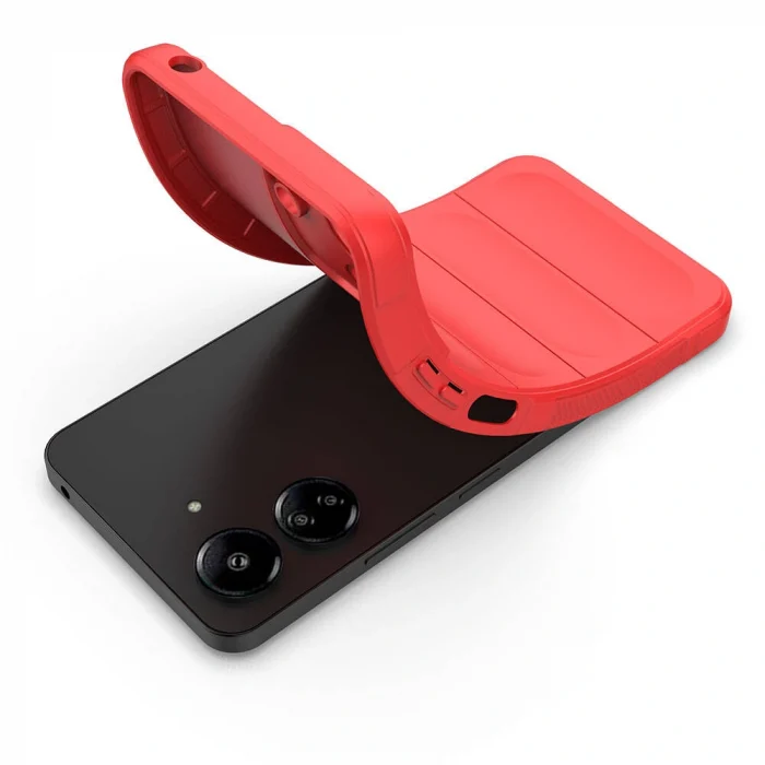 Xiaomi Redmi 13C Kılıf Esnek TPU Oyuklu Arka Yüzey Tasarımlı Etnik Silikon Kapak