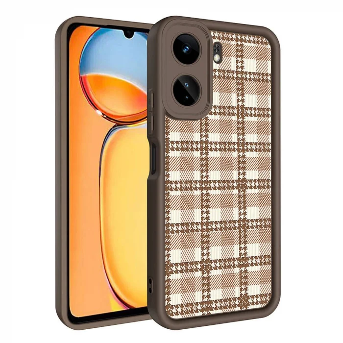 Xiaomi Redmi 13C Kılıf Kamera Korumalı Baskılı Arka Yüzey Klas Kapak