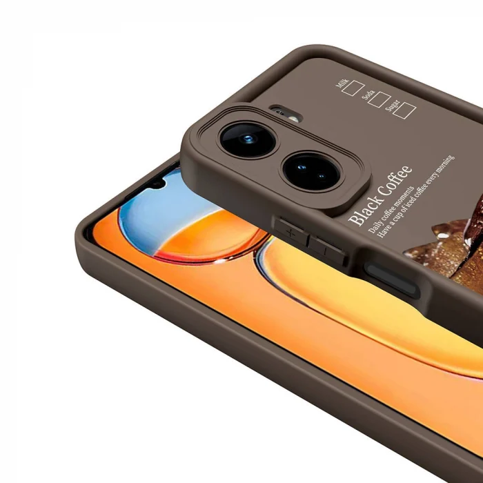 Xiaomi Redmi 13C Kılıf Kamera Korumalı Baskılı Arka Yüzey Klas Kapak