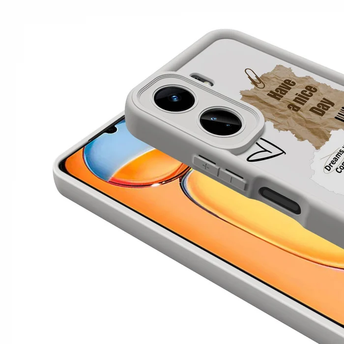 Xiaomi Redmi 13C Kılıf Kamera Korumalı Baskılı Arka Yüzey Klas Kapak