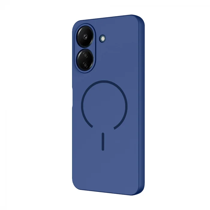 Xiaomi Redmi 13C Kılıf M-safe Şarj Özellikli Meta Kapak