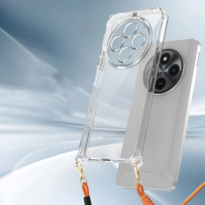 Xiaomi Redmi 14C 4G Kılıf Airbagli Takılabilir Askı Aparatlı Snap Silikon Kapak