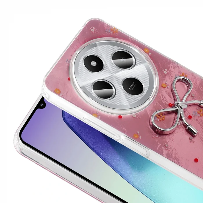 Xiaomi Redmi 14C 4G Kılıf Kamera Korumalı Figürlü Ponti Silikon Kapak