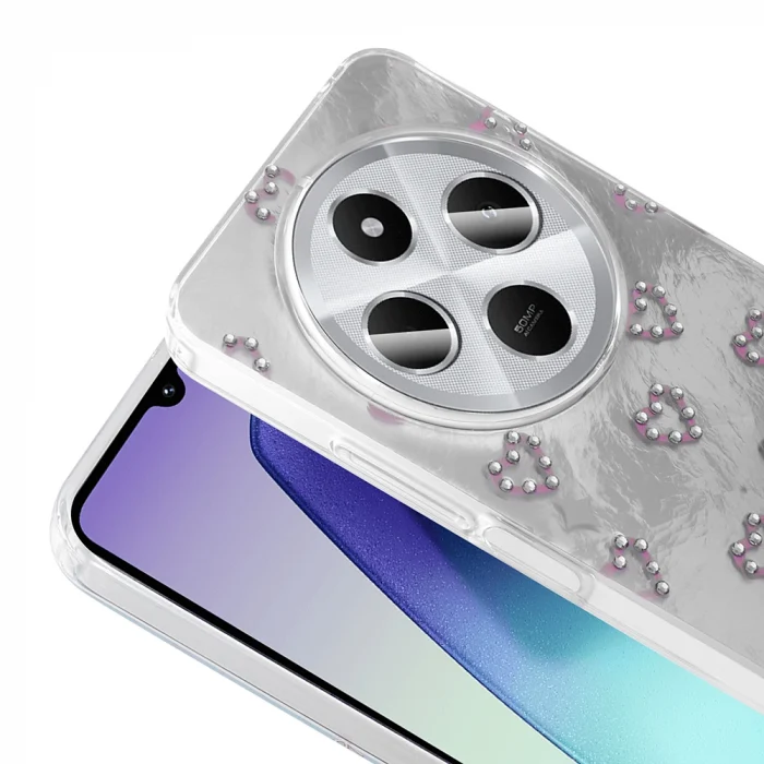 Xiaomi Redmi 14C 4G Kılıf Kamera Korumalı Figürlü Ponti Silikon Kapak