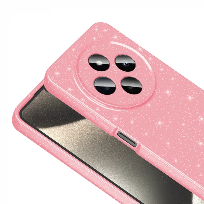 Xiaomi Redmi 14C 4G Kılıf Kamera Korumalı Simli Lüks Koton Kapak