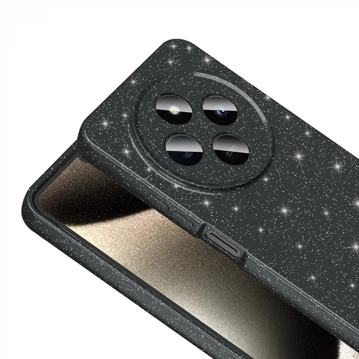 Xiaomi Redmi 14C 4G Kılıf Kamera Korumalı Simli Lüks Koton Kapak