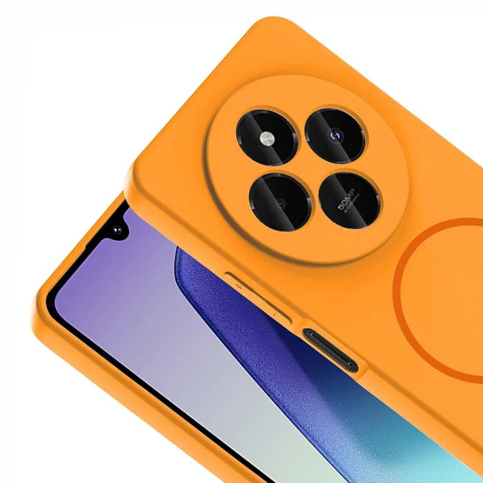 Xiaomi Redmi 14C Kılıf M-safe Şarj Özellikli Meta Kapak