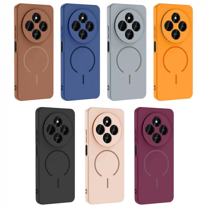 Xiaomi Redmi 14C Kılıf M-safe Şarj Özellikli Meta Kapak