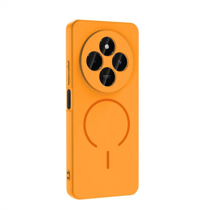 Xiaomi Redmi 14C Kılıf M-safe Şarj Özellikli Meta Kapak