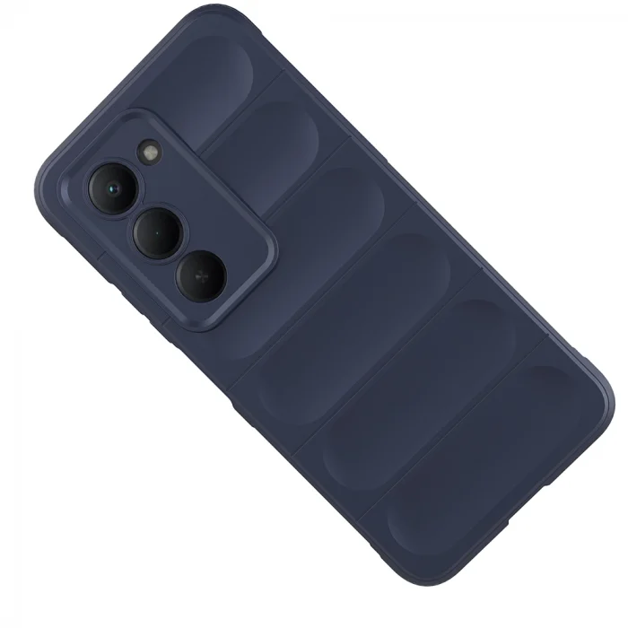 Xiaomi Redmi 15 Kılıf Esnek TPU Oyuklu Arka Yüzey Tasarımlı Etnik Silikon Kapak