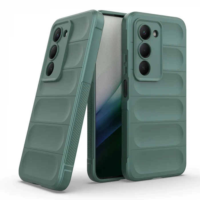 Xiaomi Redmi 15 Kılıf Esnek TPU Oyuklu Arka Yüzey Tasarımlı Etnik Silikon Kapak