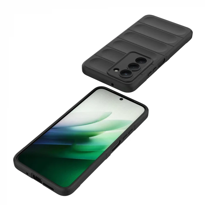 Xiaomi Redmi 15 Kılıf Esnek TPU Oyuklu Arka Yüzey Tasarımlı Etnik Silikon Kapak