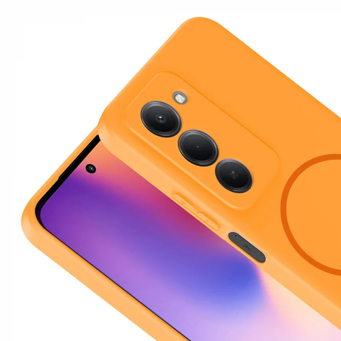 Xiaomi Redmi 15 Kılıf M-safe Şarj Özellikli Meta Kapak