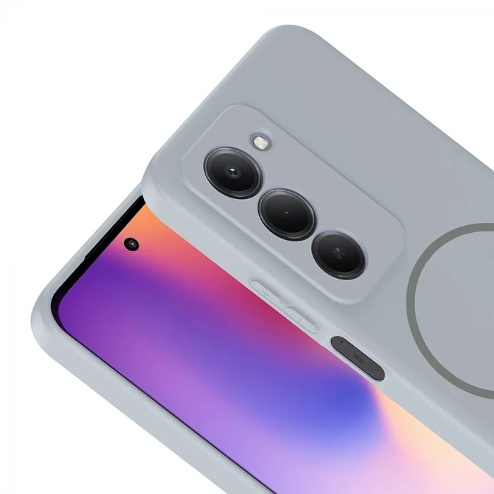 Xiaomi Redmi 15 Kılıf M-safe Şarj Özellikli Meta Kapak