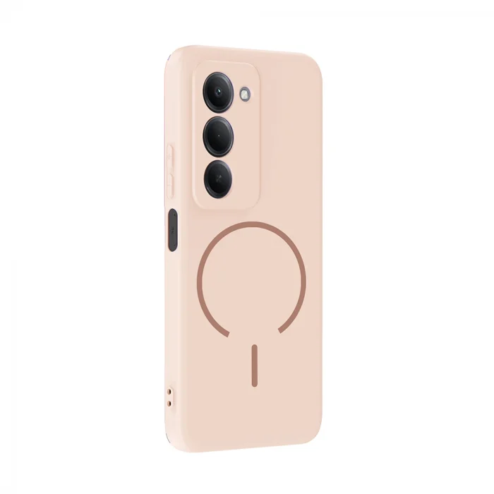 Xiaomi Redmi 15 Kılıf M-safe Şarj Özellikli Meta Kapak