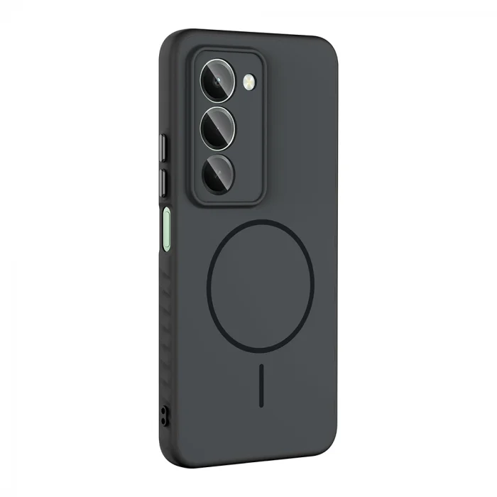 Xiaomi Redmi 15 Kılıf M-safe Şarj Özellikli Tea Kapak