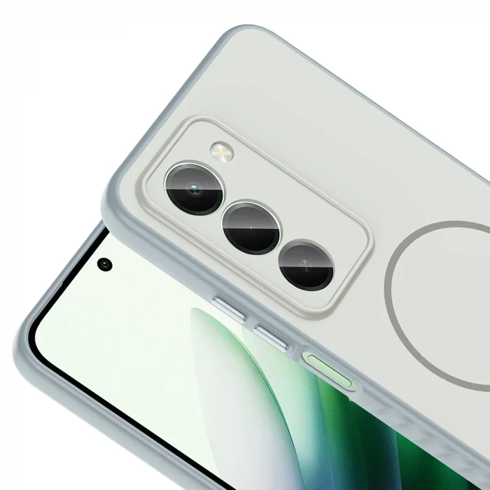 Xiaomi Redmi 15 Kılıf M-safe Şarj Özellikli Tea Kapak