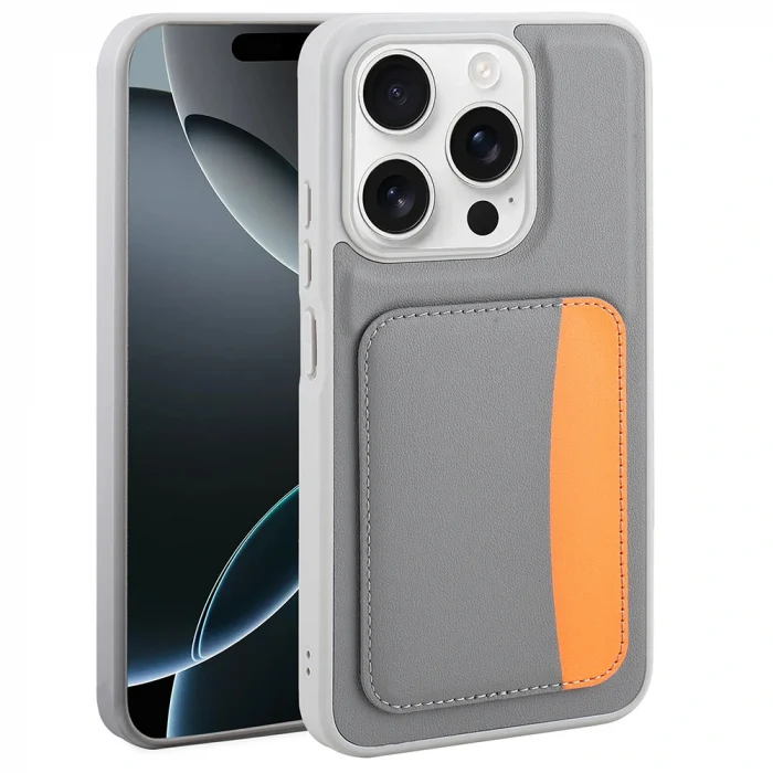 Xiaomi Redmi 15C Kılıf Kartlıklı X-Kart Silikon Kapak