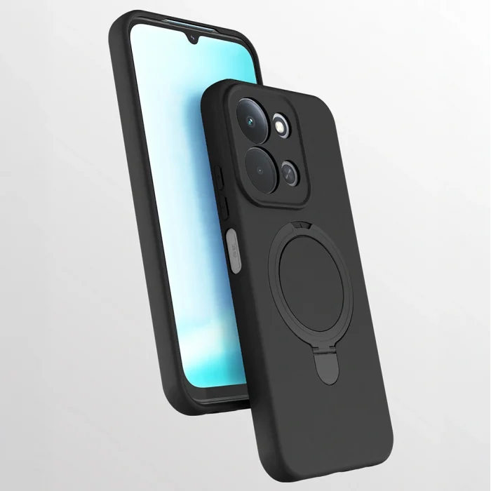 Xiaomi Redmi 15C Kılıf M-safe Şarj Özellikli Standlı Zore Samara Kapak