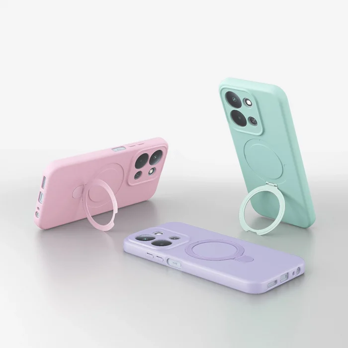 Xiaomi Redmi 15C Kılıf M-safe Şarj Özellikli Standlı Samara Kapak