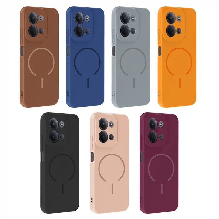 Xiaomi Redmi 15C Kılıf M-safe Şarj Özellikli Meta Kapak