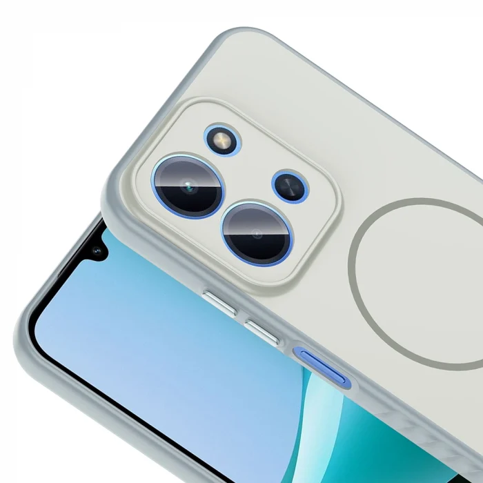 Xiaomi Redmi 15C Kılıf M-safe Şarj Özellikli Tea Kapak