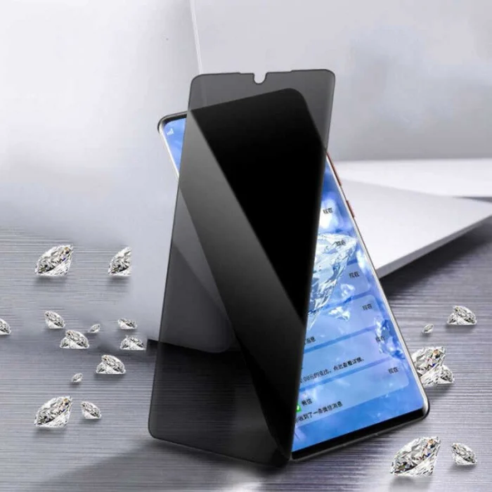 Xiaomi Redmi 9  New 5D Privacy Temperli Ekran Koruyucu