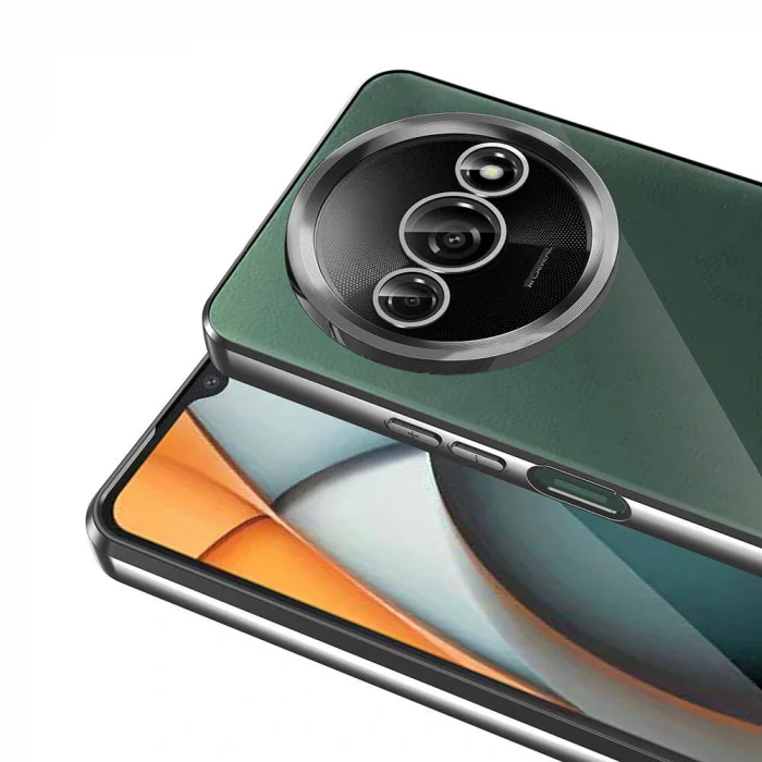 Xiaomi Redmi A3 4G 2024 Kılıf Kamera Korumalı Logo Gösteren Omega Kapak