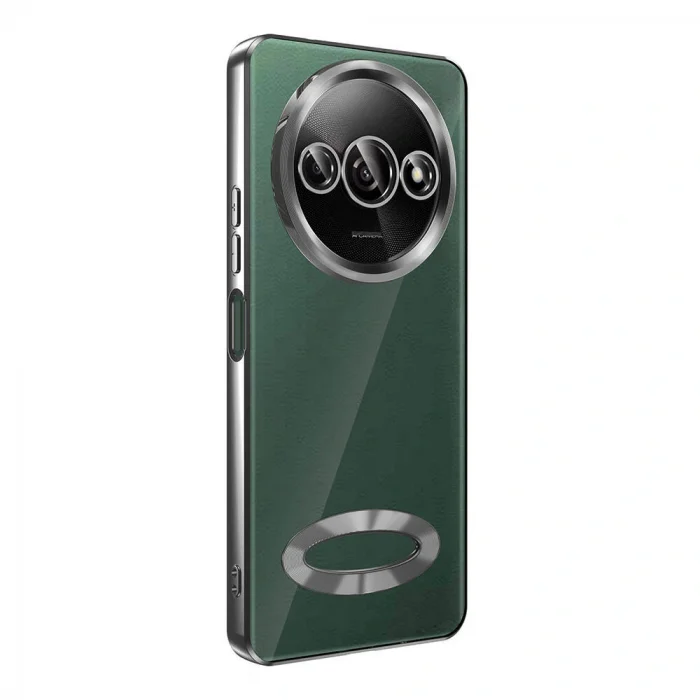 Xiaomi Redmi A3 4G 2024 Kılıf Kamera Korumalı Logo Gösteren Omega Kapak