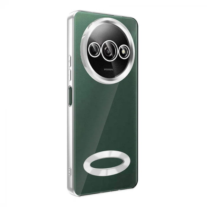 Xiaomi Redmi A3 4G 2024 Kılıf Kamera Korumalı Logo Gösteren Omega Kapak