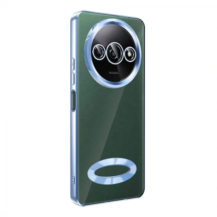 Xiaomi Redmi A3 4G 2024 Kılıf Kamera Korumalı Logo Gösteren Omega Kapak