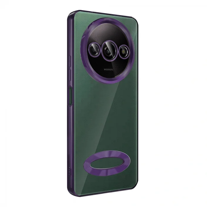 Xiaomi Redmi A3 4G 2024 Kılıf Kamera Korumalı Logo Gösteren Omega Kapak