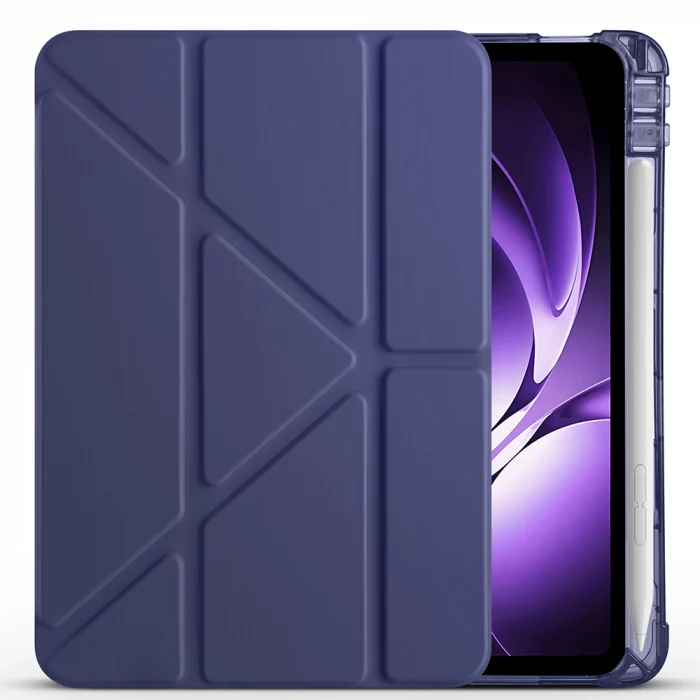 Xiaomi Redmi K Pad Kılıf Tri Folding Kalem Bölmeli Standlı Kılıf