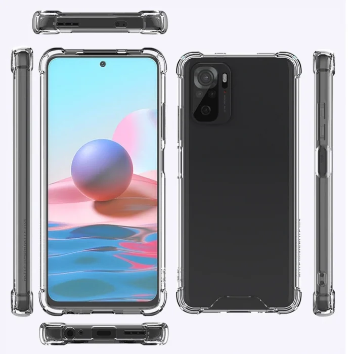 Xiaomi Redmi Note 10S Kılıf Nitro Anti Shock Silikon