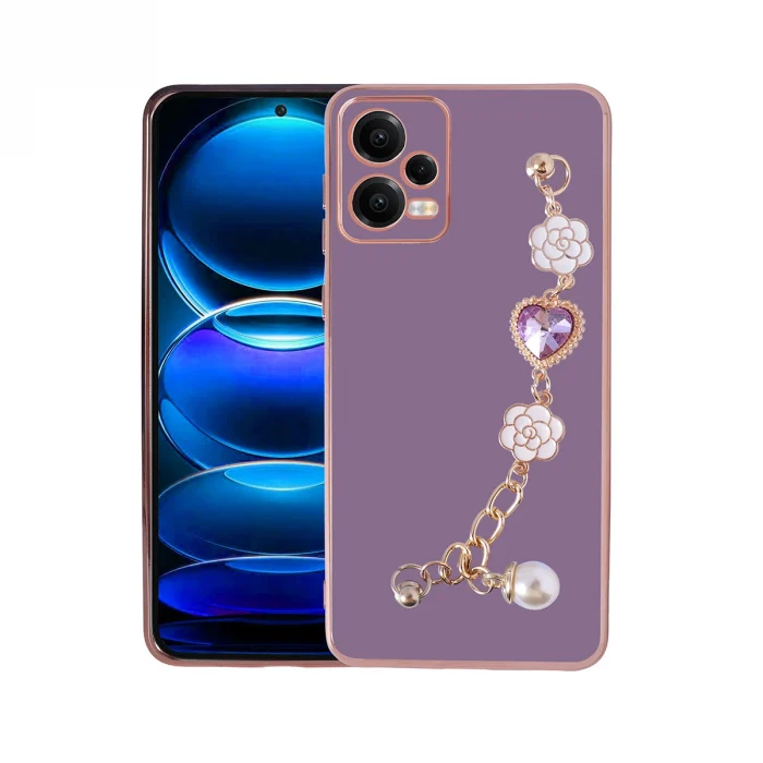 Xiaomi Redmi Note 12 4G Kılıf El Tutamaçlı Kamera Korumalı Taka Silikon Kapak