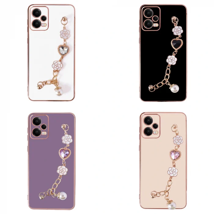 Xiaomi Redmi Note 12 5G Kılıf El Tutamaçlı Kamera Korumalı Taka Silikon Kapak