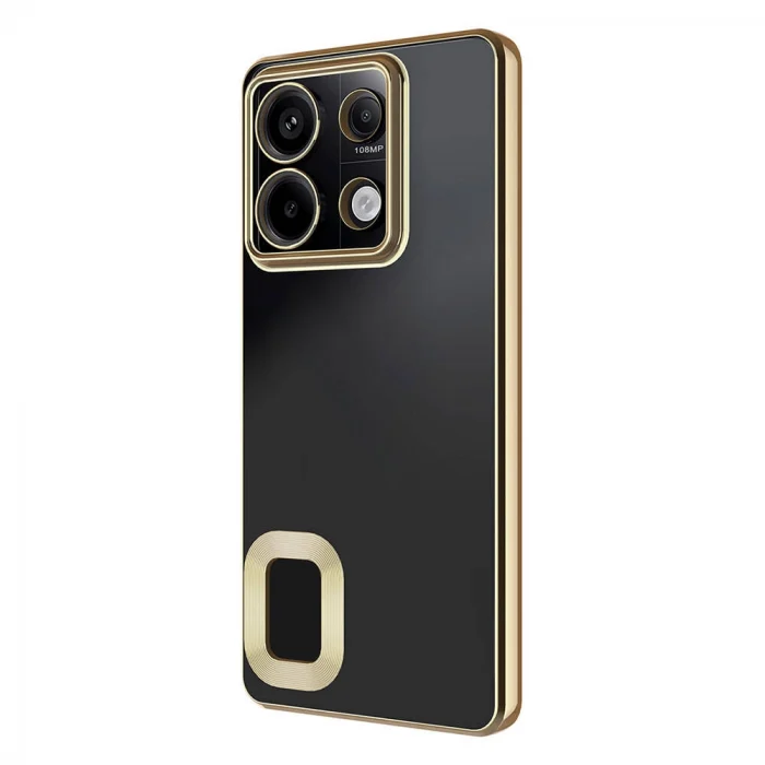 Xiaomi Redmi Note 13 4G Kılıf Kamera Korumalı Logo Gösteren Omega Kapak