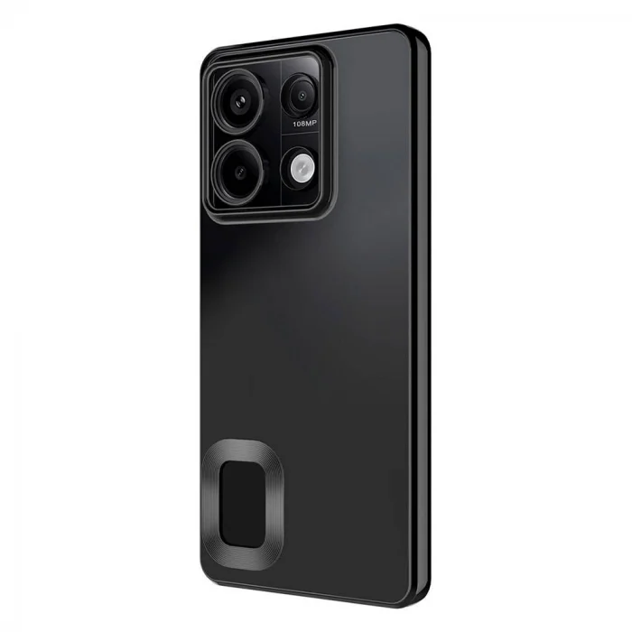 Xiaomi Redmi Note 13 4G Kılıf Kamera Korumalı Logo Gösteren Omega Kapak