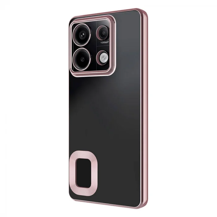 Xiaomi Redmi Note 13 4G Kılıf Kamera Korumalı Logo Gösteren Omega Kapak