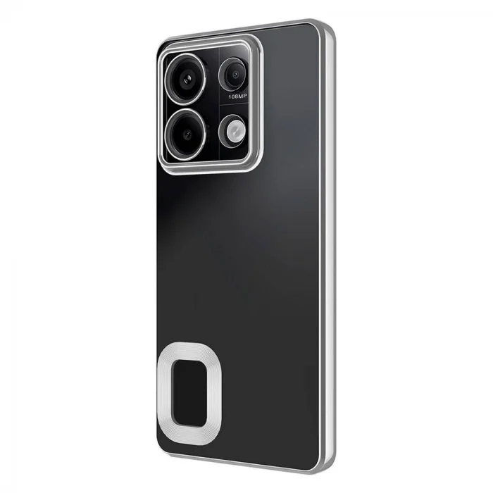 Xiaomi Redmi Note 13 4G Kılıf Kamera Korumalı Logo Gösteren Omega Kapak