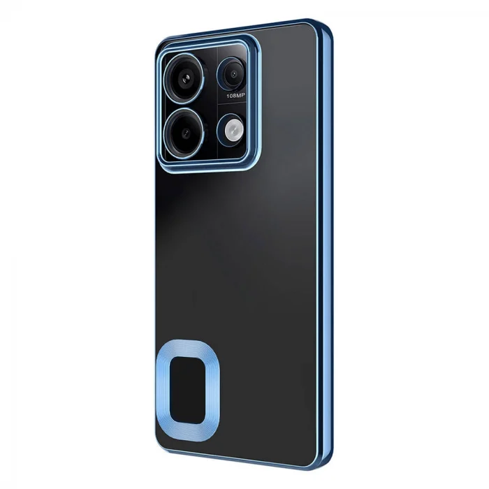 Xiaomi Redmi Note 13 4G Kılıf Kamera Korumalı Logo Gösteren Omega Kapak
