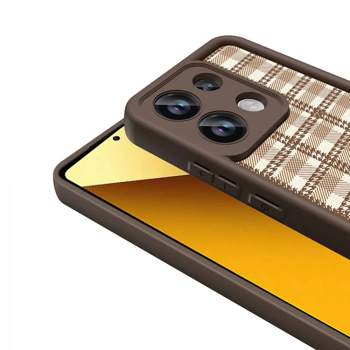 Xiaomi Redmi Note 13 Pro 4G Kılıf Kamera Korumalı Baskılı Arka Yüzey Klas Kapak