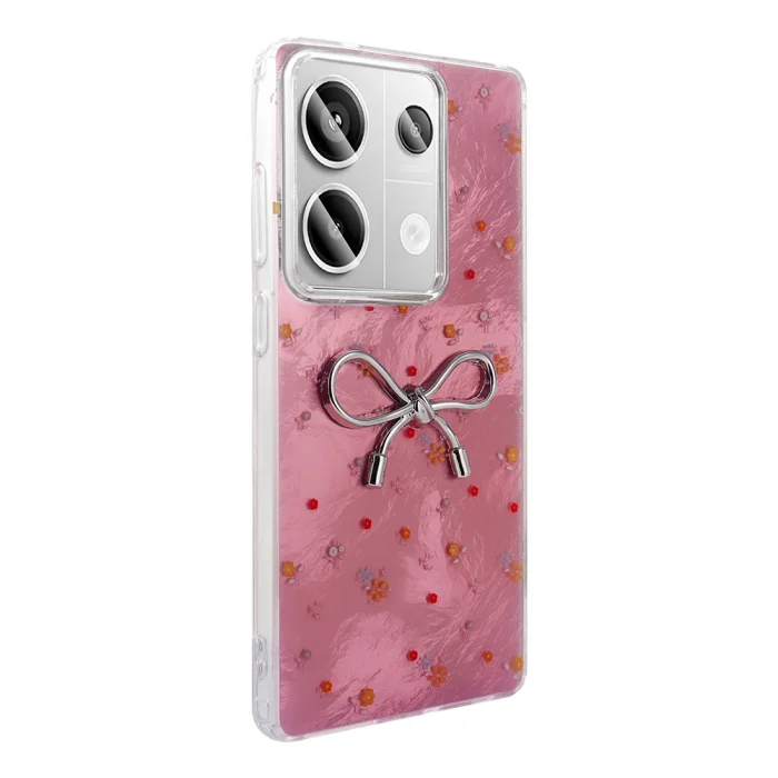 Xiaomi Redmi Note 13 Pro 4G Kılıf Kamera Korumalı Figürlü Ponti Silikon Kapak